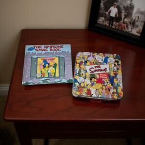 The Simpsons Xmas Book With Trivia Game